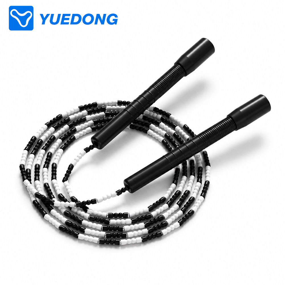 Skipping Rope Pvc - YUEDONG Beaded Jump Rope Adjustable Segmented