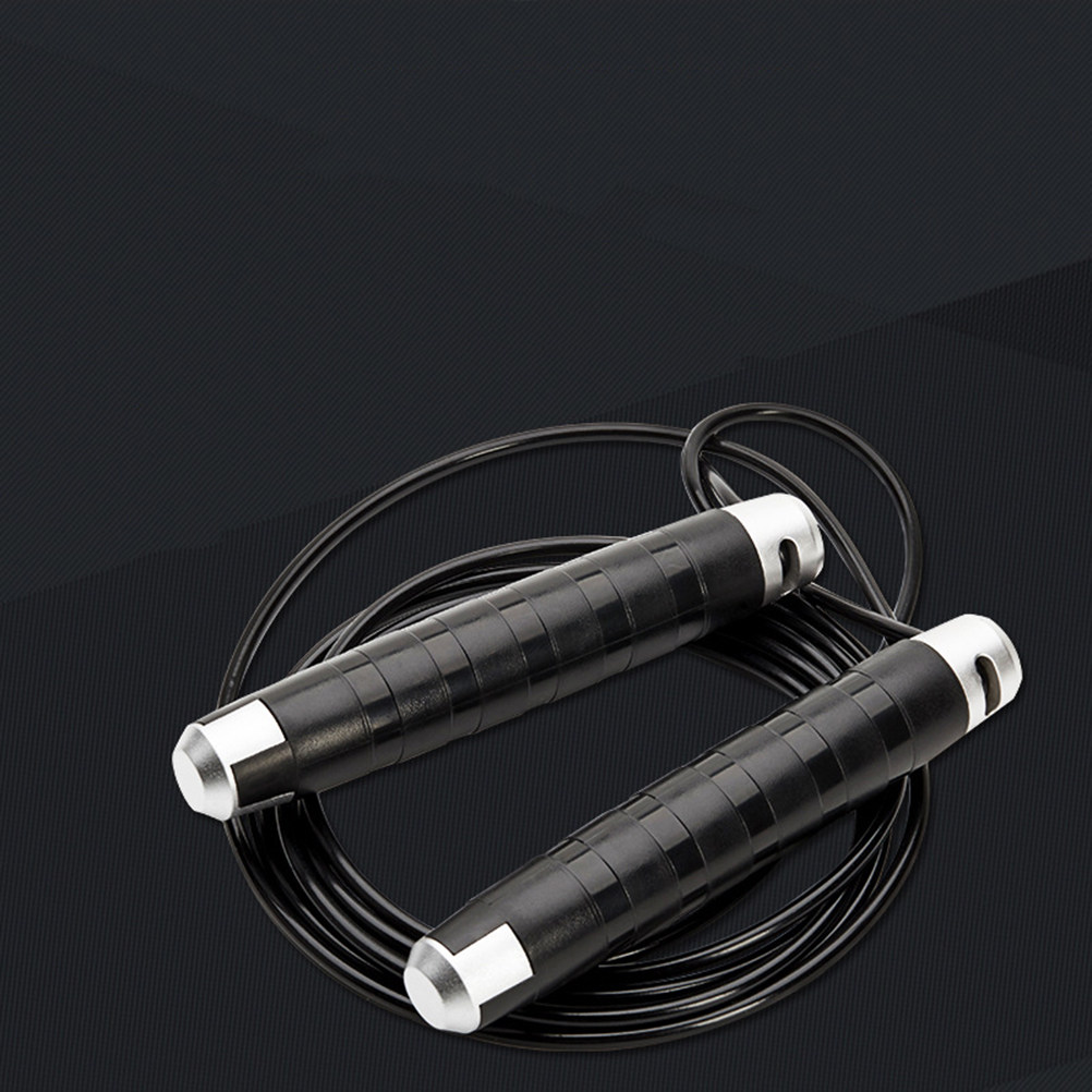 Black Steel Cable Jump Rope Be - Jump Rope Speed Bearing 评论和价格