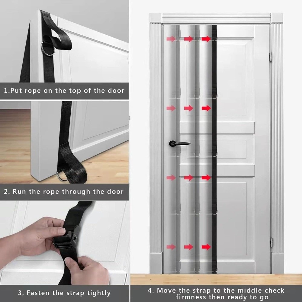 Home Fitness Door Anchor Strap - Pull Up Assist Band 评论和价格