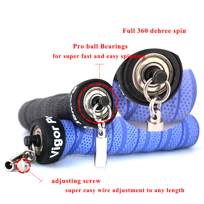 Vigor Power Gear Adjustable Ca - Jump Rope Speed Bearing 评论和价格
