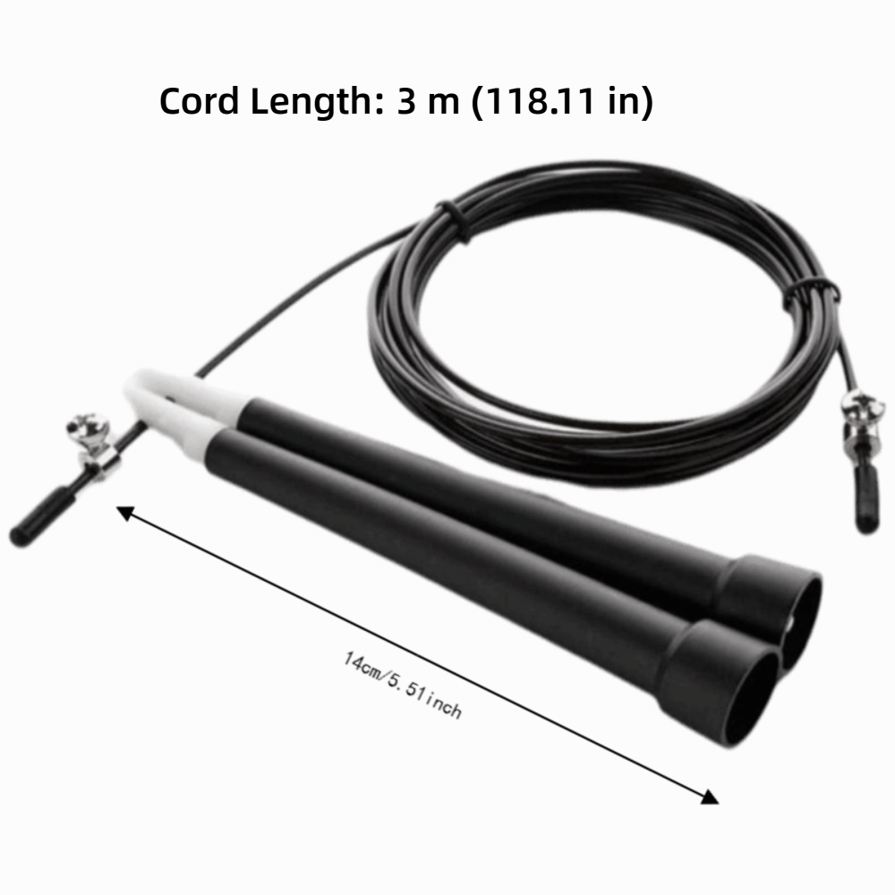 Portable Steel Wire Jump Rope  - Skipping Rope Pvc 评论和价格