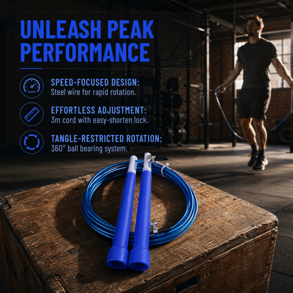 Portable Steel Wire Jump Rope  - Skipping Rope Pvc 评论和价格
