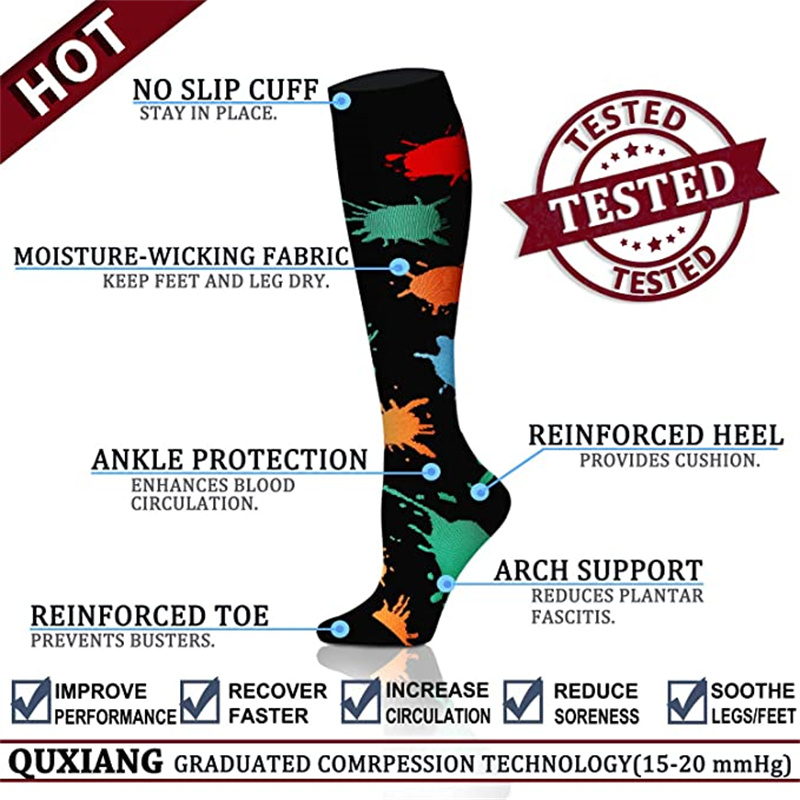 3Pairs/Lot Compression Socks M - Crossfit Youtube 评论和价格